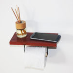 Toilet roll holder Stringy bark timber